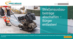 Desktop Screenshot of fw-landtag.de