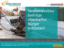 Tablet Screenshot of fw-landtag.de